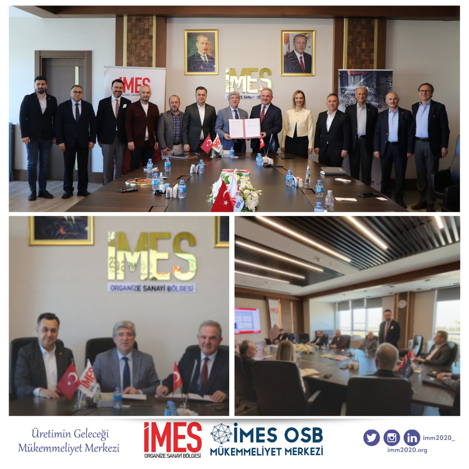 İMES OSB ile Kocaeli Sağlık ve Teknoloji Üniversitesi (KOSTÜ) İş birliği Protokolü