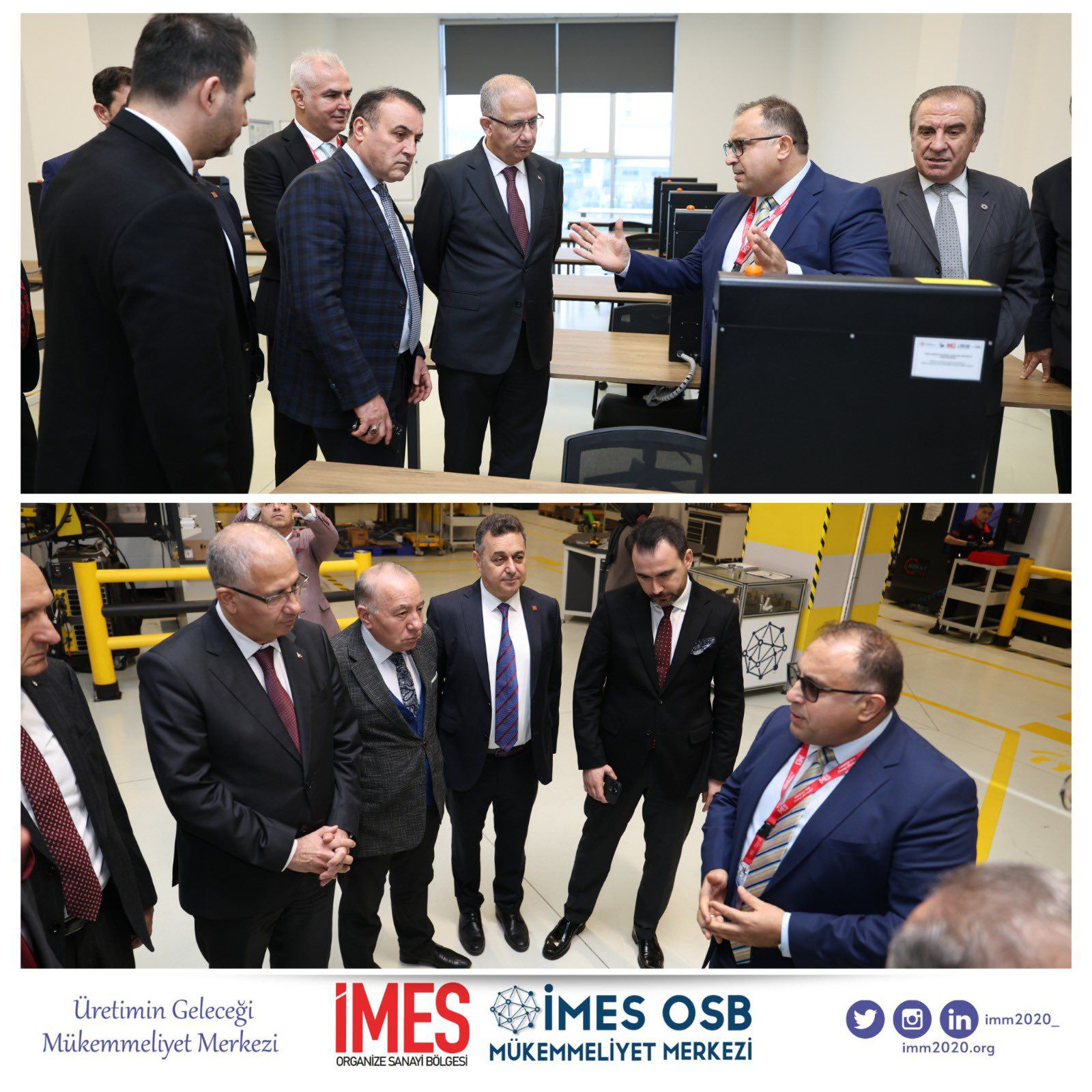 1.Ulusal İşyeri Temelli Mesleki Eğitim Çalıştayı (İŞTEM) kapsamında, Mükemmeliyet Merkezimizi Ziyaret Etti